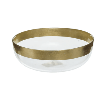 ArdaCam - Classic Serving Bowl With Gold Rim - 21.3 cm