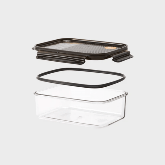 Lock & Lock Modular Bisfree  Rectangular Container  1.5L Dark Brown