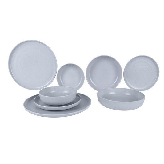 Kutahya - Daily-use Dinner Set 24 Pieces - Porcelain - Grey