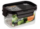 Lock & Lock Bisfree Modular Rectangular Container 450ml Dark Brown