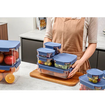 Lock &Lock Bisfree Modular Plus Square Container 260 ml Navy