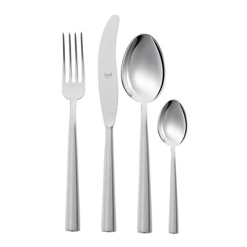 Mepra Daily use Set 24 Pcs - Stainless Steel - Silver - Wooden Box - 100002016