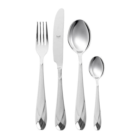 Mepra Daily use Set 24 Pcs - Stainless Steel - Silver - Wooden Box - 100002034