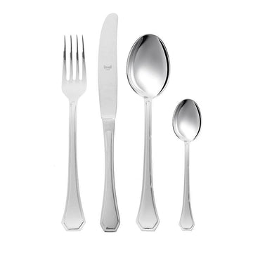 Mepra Daily use Set 24 Pcs - Stainless Steel - Silver - Wooden Box - 100002037