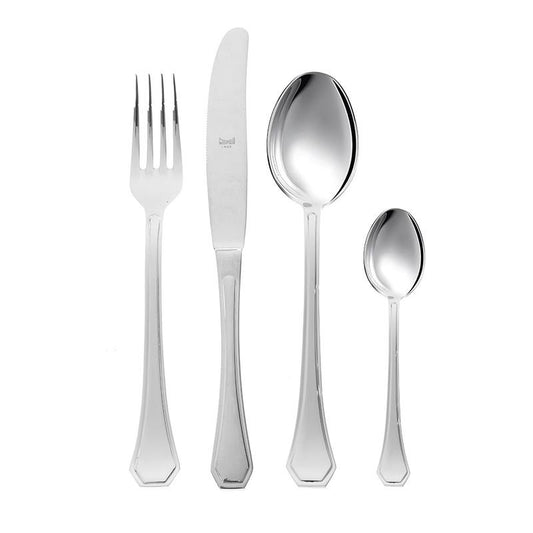 Mepra Daily use Set 24 Pcs - Stainless Steel - Silver - Wooden Box - 100002037