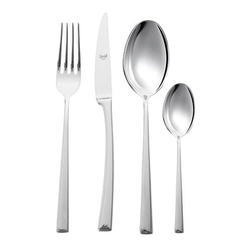 Mepra Daily use Set 24 Pcs - Stainless Steel - Silver - Wooden Box - 100002039