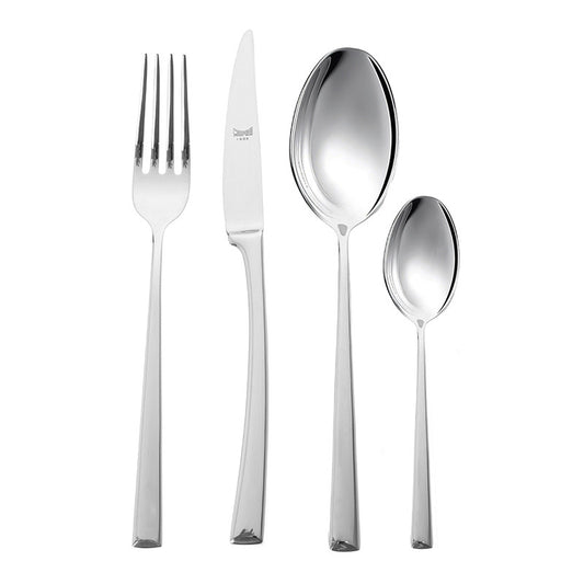 Mepra Daily use Set 24 Pcs - Stainless Steel - Silver - Wooden Box - 100002039