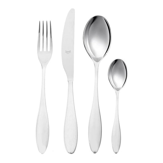 Mepra Daily use Set 24 Pcs - Stainless Steel - Silver - Wooden Box - 100002040