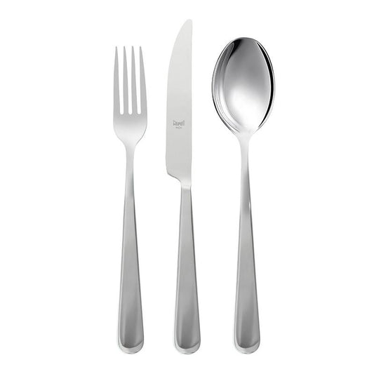 Mepra Daily use Set 3 Pcs - Stainless Steel - Silver - Wooden Box - 100002055