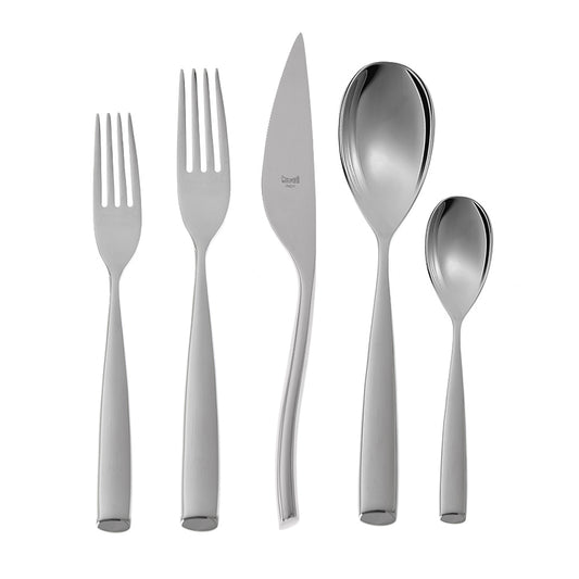 Mepra - Cutlery Set 87 Pieces - Stainless Steel - Silver - Wooden Box