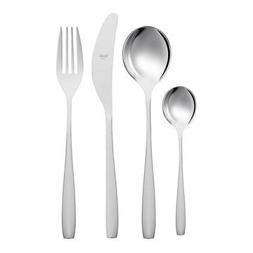 Mepra Daily use Set 24 Pcs - Stainless Steel - Silver - Wooden Box - 100002015