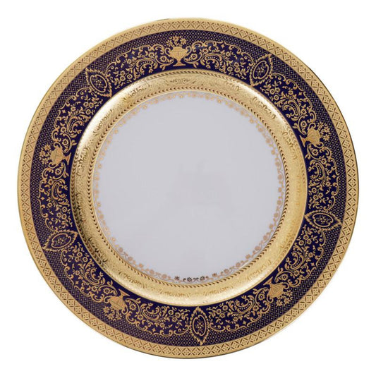 Falkenporzellan Dinner Set 112pcs - Porcelain - Cobalt Blue & Gold - 13000287