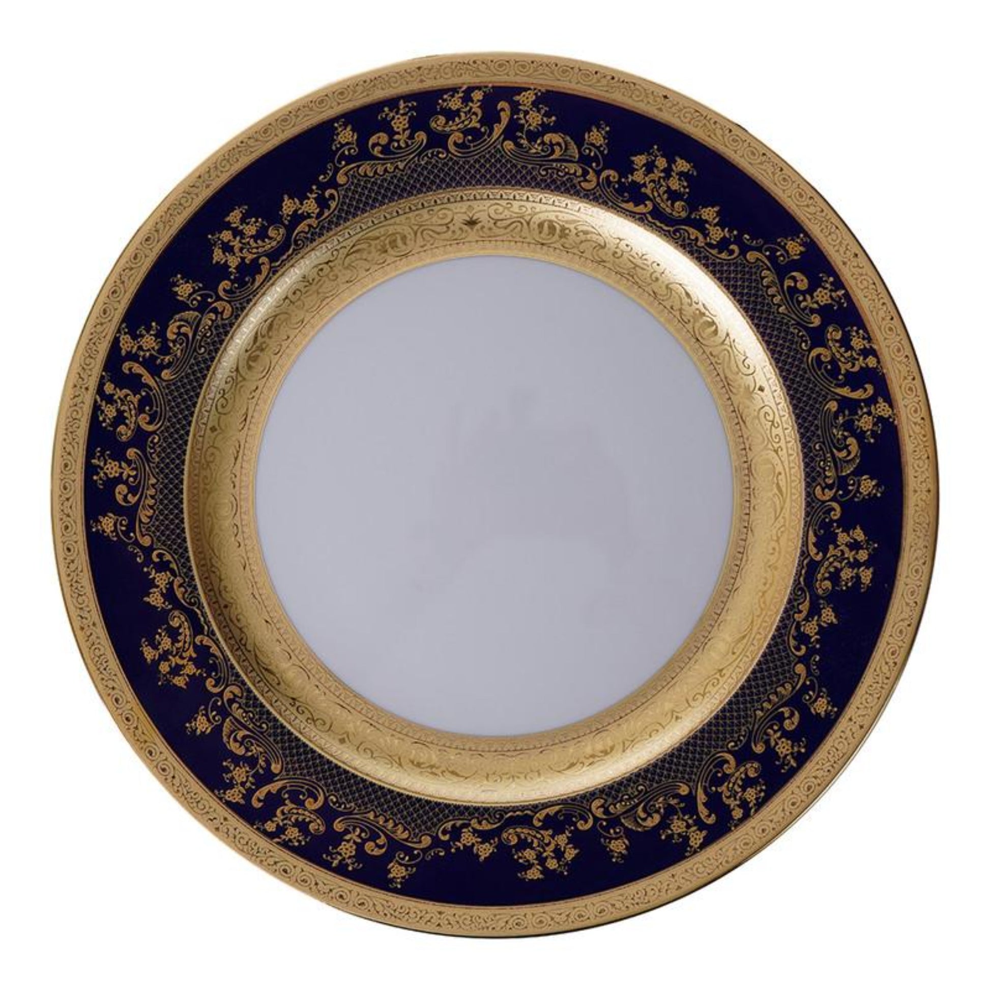 Falkenporzellan Dinner Set 112pcs - Porcelain - Cobalt Blue & Gold - 13000305