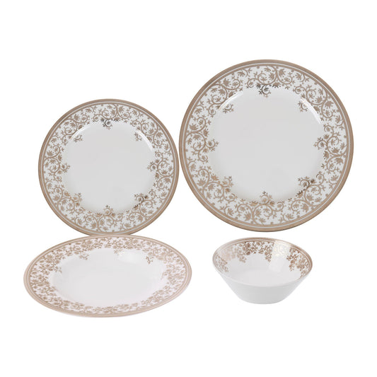 Falkenporzellan - Dinner Set 112 Pieces - Porcelain - Bronze