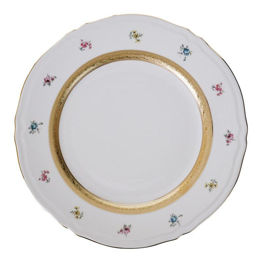 Falkenporzellan Dinner Set 112pcs - Porcelain -Flowers & Gold - 1300077
