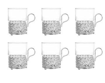 Queen Anne - Silver Plated Tea Set - Silver Plated Metal