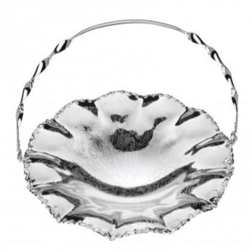 Queen Anne Wavy Edge Dish - Silver Plated Metal - 23 cm - 26000414