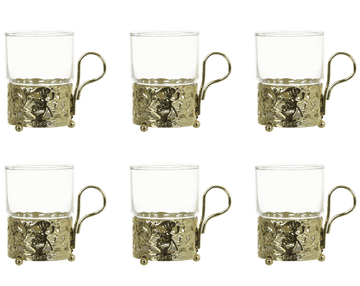 Queen Anne - Gold Plated Tea Set 6 Pieces
