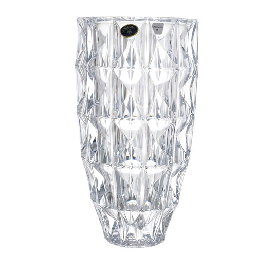 Bohemia Crystal - Diamond Crystal Vase - 25.5 cm