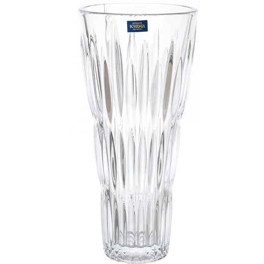 Bohemia Crystal - Round Crystal Vase - 28cm