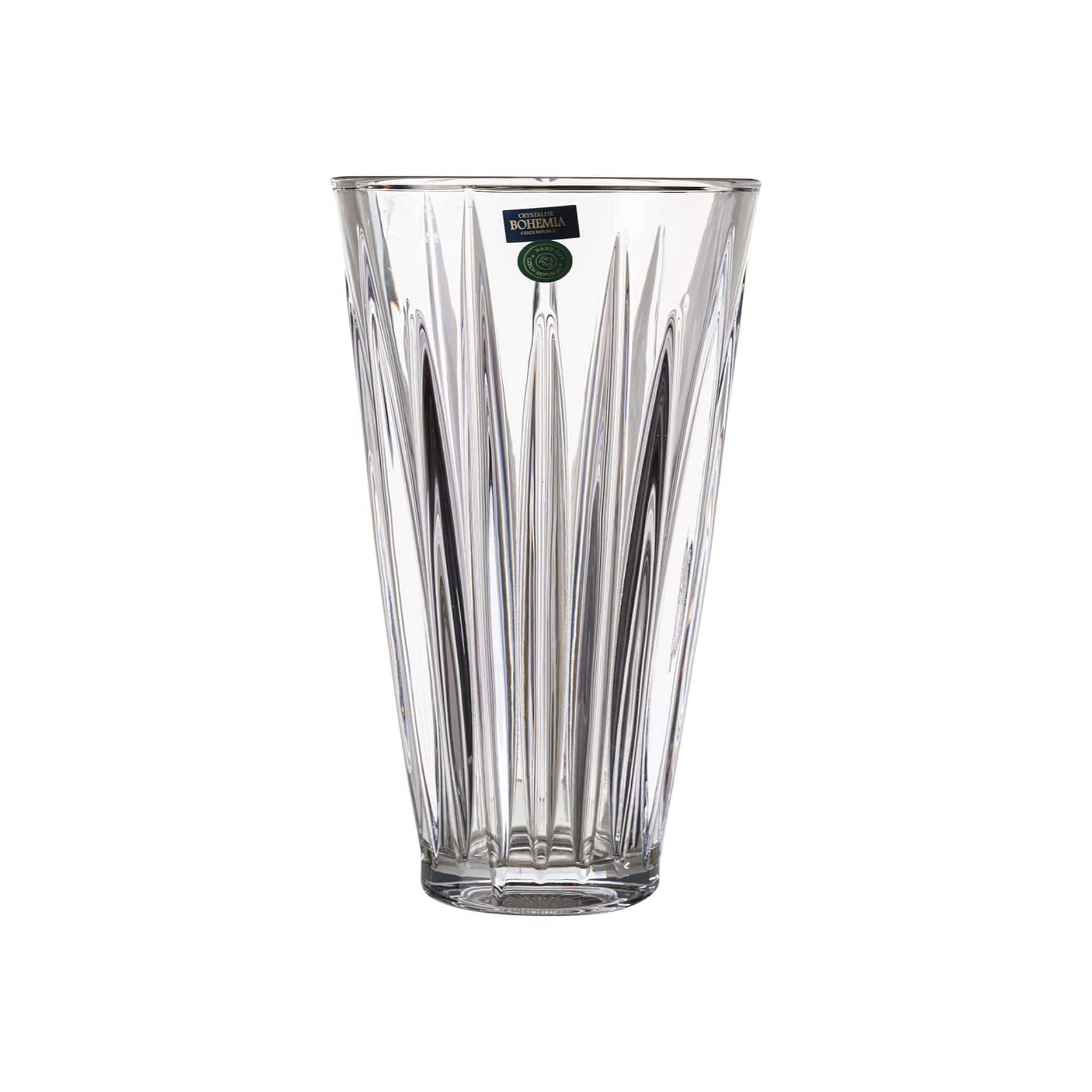 Bohemia Crystal - Venus Round Crystal Vase - 28cm