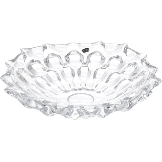 Bohemia Crystal - Samba Round Crystal Plate - 35cm
