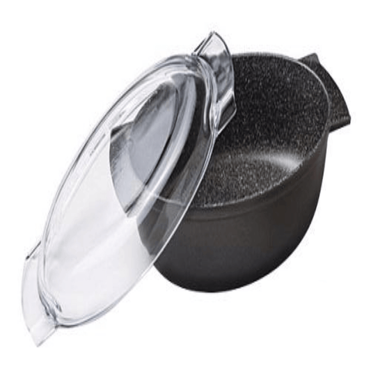 Risoli - Granito Rosat Pan 36 x 24 cm - Black - Die Cast Aluminum