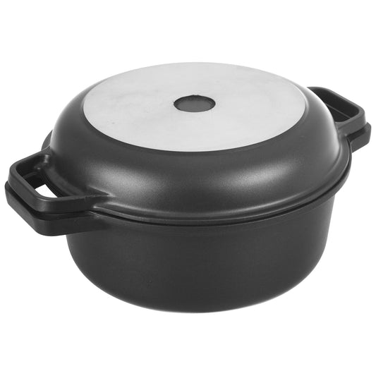 Risoli - Multi Use Pot & Casserole - 24 cm - Black - Die Cast Aluminum