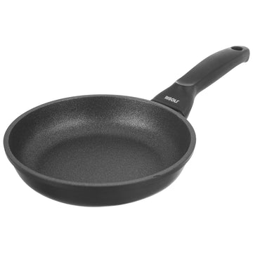 Risoli - Black Plus Fry Pan with Black Handle - 20 cm - Black