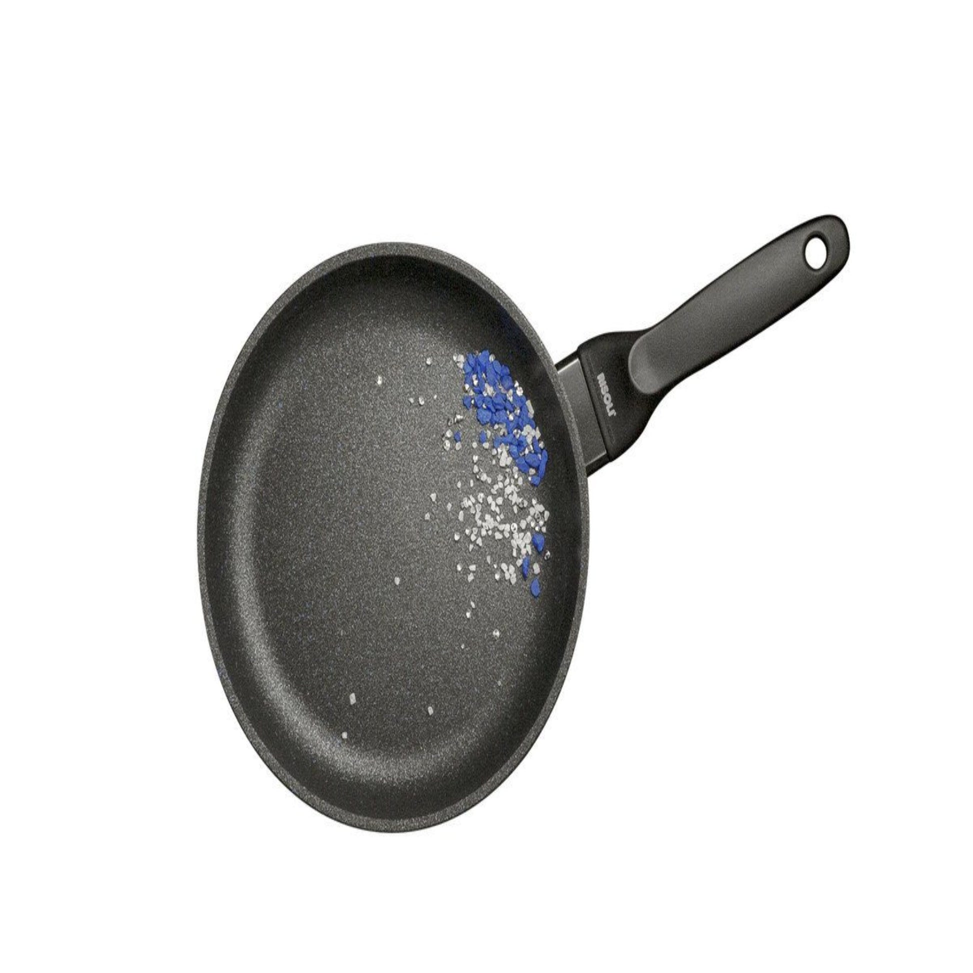 Risoli Black Plus Fry Pan with Black Handle 28 cm - Black - 44000385