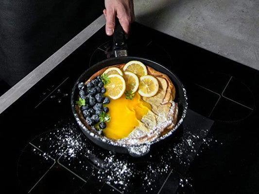 AMT - Frypan with Black Handle - Black - Cast Aluminum - 24cm
