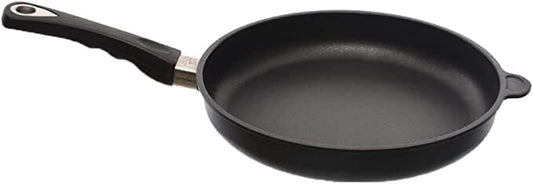 AMT - Frypan with Black Handle - Black - Cast Aluminum - 28cm - 440004031