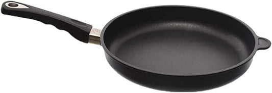 AMT - Frypan with Black Handle - Black - Cast Aluminum - 28cm