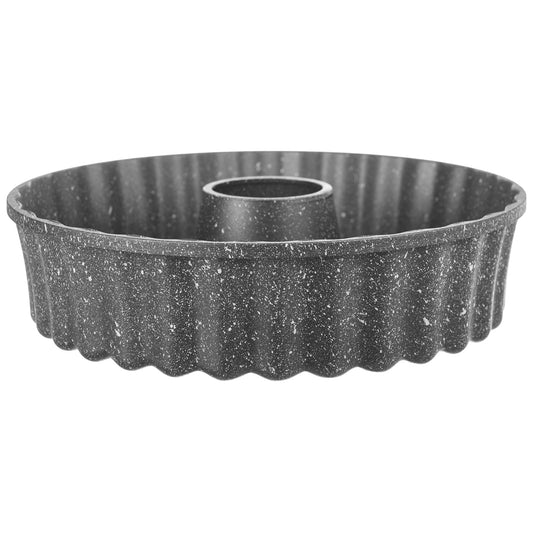 Risoli - Granito Hollow Cake Mold - Grey - Die Cast Aluminum - 26cm