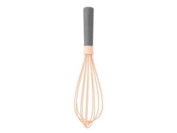 BergHOFF - Leo Silicone Whisk - 28cm - Grey & Pink