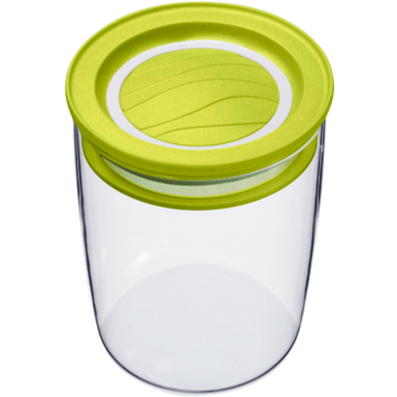 Rotho - Cristallo Round Food Keeper - Green - Plastic - 0.4 Lit - 52000271