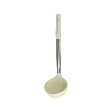 CasaSunco - Silicone Soup Ladle - White - 35x8cm