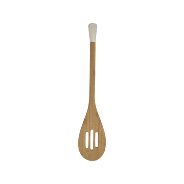 CasaSunco - Kitchen Serving Spoon Skimmer  - White - 35x8cm