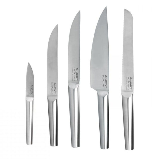 BergHOFF - Essentials 6 Pieces Knife Set - Stainless Steel & Wood