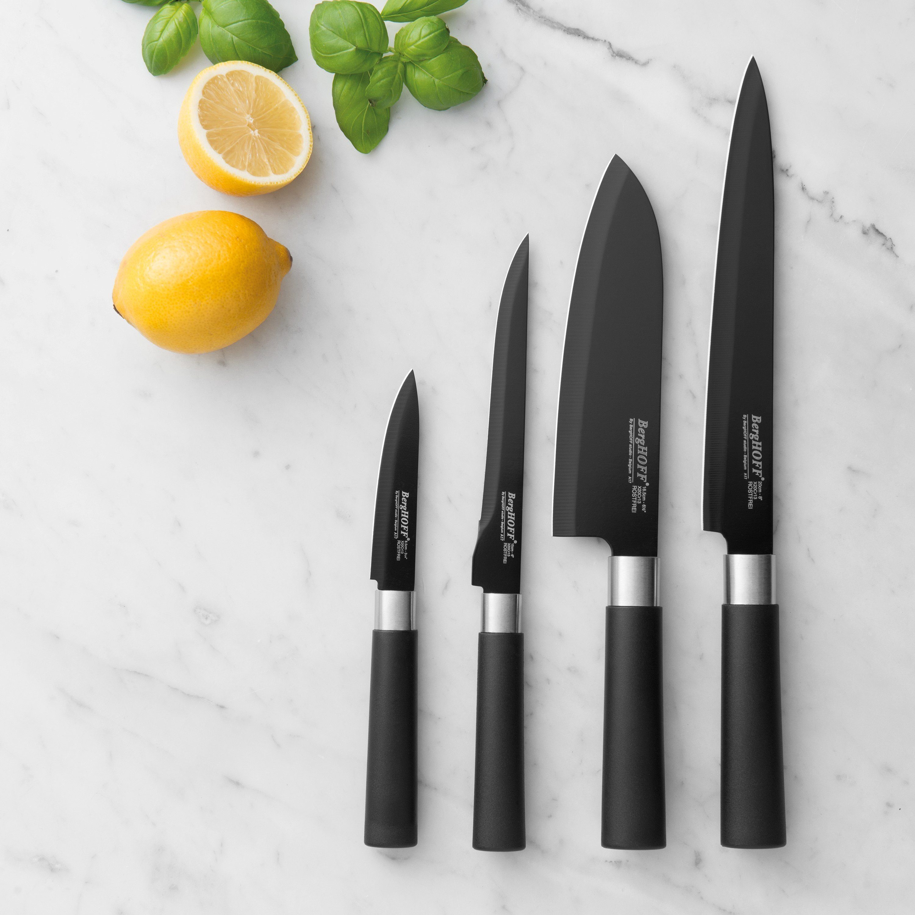 BergHOFF Essentials Knife Black Set Pieces