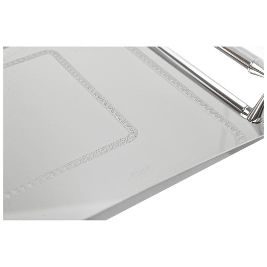 Elegant Gioiel - Rectangular Tray with Handles - Stainless Steel 18/10 - 30x45cm