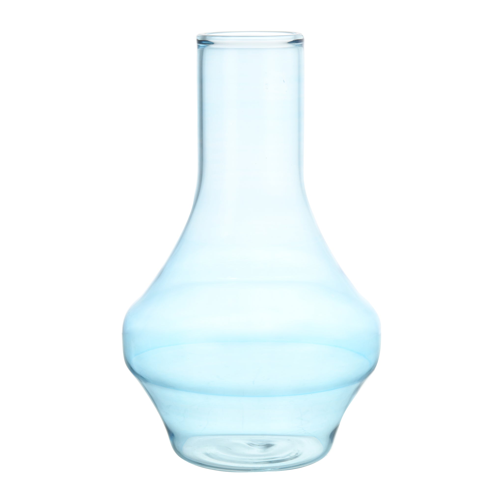 Senzo - Blue Vase - Glass - 15x23.5cm - 7400054