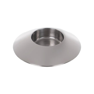 Round Candle Holder - Stainless Steel - 10cm