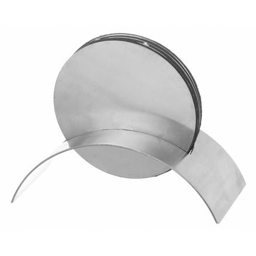 Round Coaster Set with Holder 6 Pieces - Stainless Steel