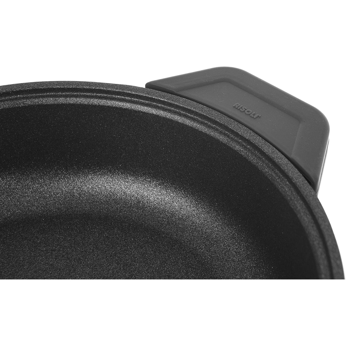 Risoli Granito Saucepan with Glass Cover & Soft Removable Silicone H