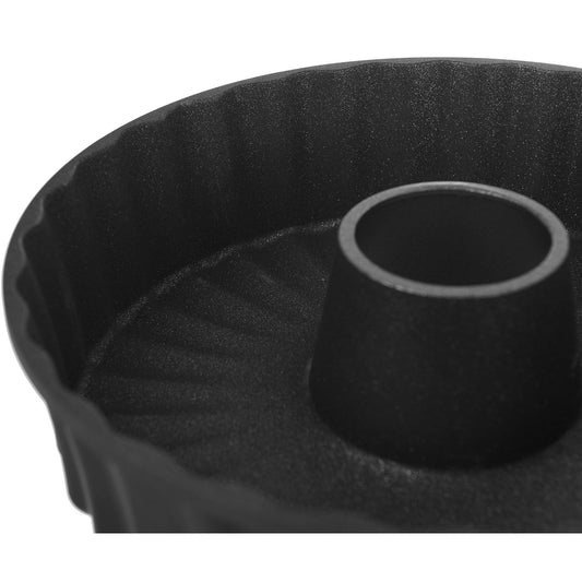 Risoli - Granito Hollow Cake Mold - Black - Die Cast Aluminum - 26cm