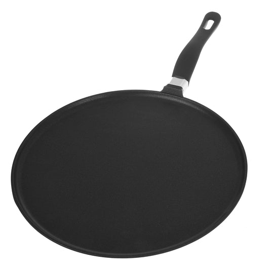 Risoli - Granito Crepiere with Black BK Handle - Black - Die Cast Aluminum - 32cm