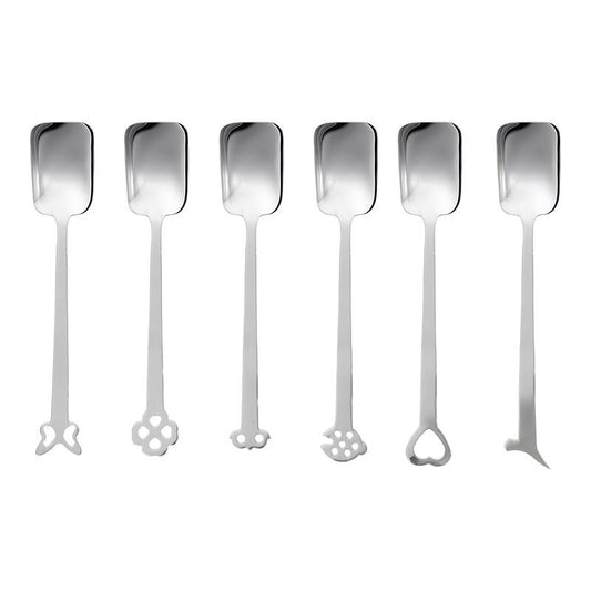 Mepra Dessert Spoon Set 6 Pcs - Stainless Steel - 100002023