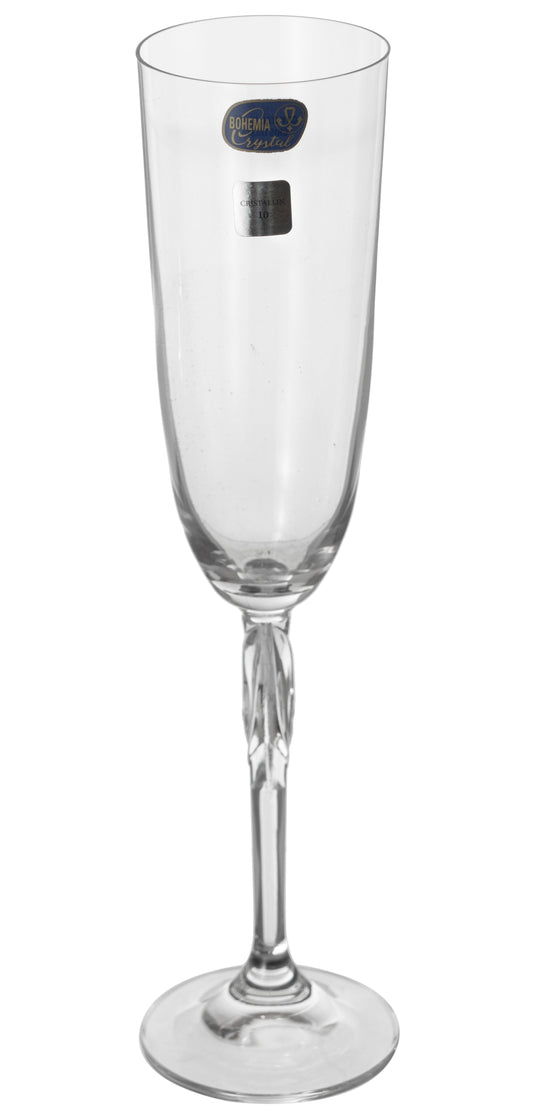Bohemia Crystal - Flute Glass Set 6 Pieces - 150ml - 3900010019