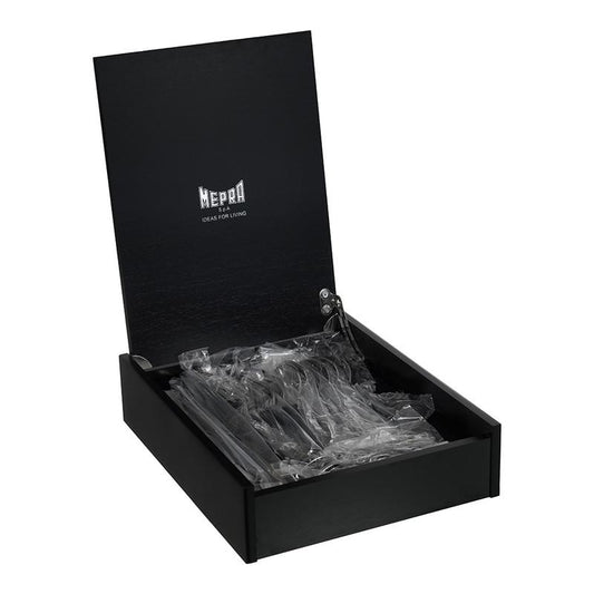 Mepra - Daily use Set 24 Pieces - Stainless Steel - Silver - Wooden Box